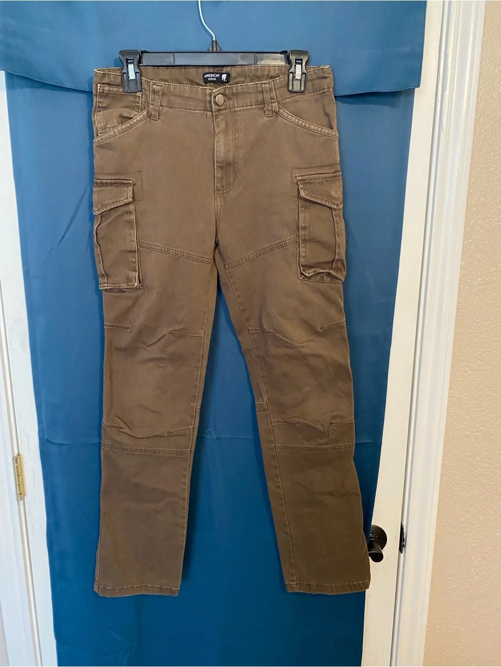 Kids Cargo Casual Pants in Brown